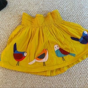 Mini Boden Bird Skirt